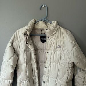 north face long puffer coat